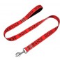 4FT Service Dog Leash， Wide Nylon Dog Leash with Comfortable Neoprene Handle