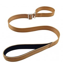 Slip Lead Dog Training Leash (3 FT x 1 in, Brown)