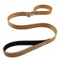 Slip Lead Dog Training Leash (3 FT x 1 in, Brown)