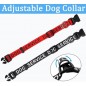 Service Dog Collar, 1” and 1.5” Wide Dog Collar Strong Nylon Medium Large Extra-Large Dog Collars