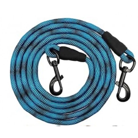 8 FT Dog Tie Out/Check Cord, Heavy Duty Nylon Rope Training Leash