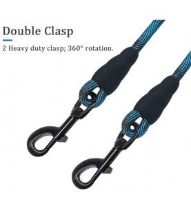 8 FT Dog Tie Out/Check Cord, Heavy Duty Nylon Rope Training Leash
