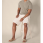 NH Men's Regular-Fit Short-Sleeve Knit Polo Sweater - Khaki