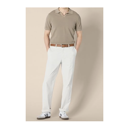 NH Men's Regular-Fit Short-Sleeve Knit Polo Sweater - Khaki