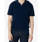 NH Men's Regular-Fit Short-Sleeve Knit Polo Sweater - Navy