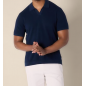 NH Men's Regular-Fit Short-Sleeve Knit Polo Sweater - Navy