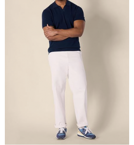 NH Men's Regular-Fit Short-Sleeve Knit Polo Sweater - Navy