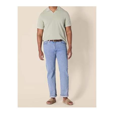NH Men's Regular-Fit Short-Sleeve Knit Polo Sweater - Light Green