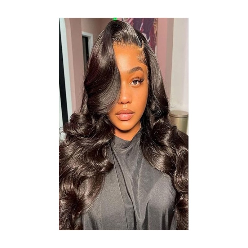 HD Body Wave Closure 5x5 Transparent Lace Frontal Closure 12A Virgin Remy Human Hair