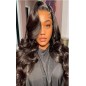 HD Body Wave Closure 5x5 Transparent Lace Frontal Closure 12A Virgin Remy Human Hair