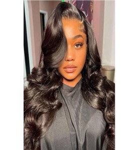 HD Body Wave Closure 5x5 Transparent Lace Frontal Closure 12A Virgin Remy Human Hair
