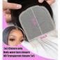 HD Body Wave Closure 5x5 Transparent Lace Frontal Closure 12A Virgin Remy Human Hair