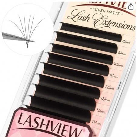 Volume Lash Extensions 0.03-0.20 J/B/L/C/CC/D Curl 8-16mm Mixed & Single Length Tray