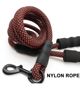 Heavy Duty Rope Dog Leash Soft Padded Handle Thick Lead for Large Medium Dogs
