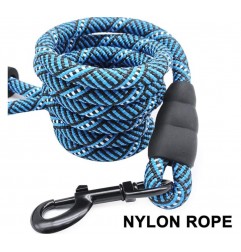 Heavy Duty Rope Dog Leash Soft Padded Handle Thick Lead for Large Medium Dogs Small