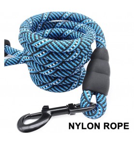 Heavy Duty Rope Dog Leash Soft Padded Handle Thick Lead for Large Medium Dogs Small