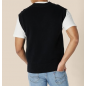 NH 2025 Men's Relaxed-Fit V-Neck Sweater Vest - Black