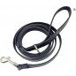 3/4" Wide Reflective Nylon Training Lead with Padded Handle