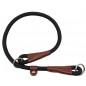 Slip Collar Nylon Rope Choke Collar for Dog Training- No Pull Round Martingale Dog Collars for Small Medium Large Dogs