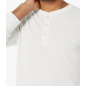 NH 2025 Long Sleeve Shirts for Men, Regular-Fit Waffle - White