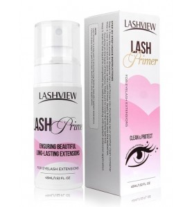 2025 Update Lash Primer for Eyelash Extensions 45ml Professional Use Only Easy to Removes Proteins and Oils