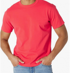 NH 2025 Men's Heavyweight Cotton T-Shirt - Poppy Red