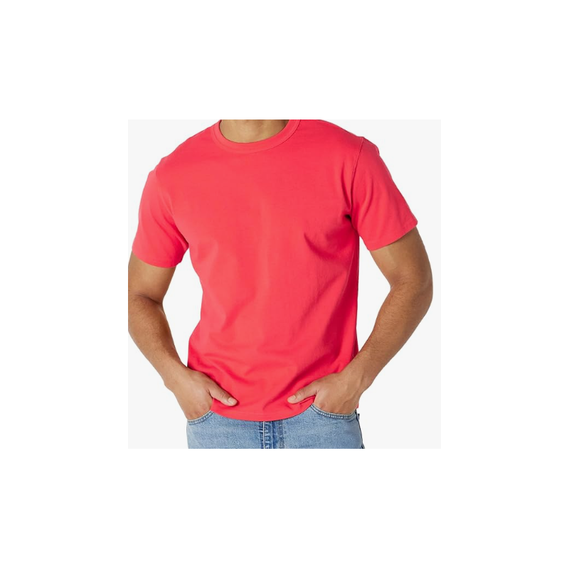 NH 2025 Men's Heavyweight Cotton T-Shirt - Poppy Red