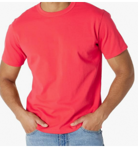 NH 2025 Men's Heavyweight Cotton T-Shirt - Poppy Red