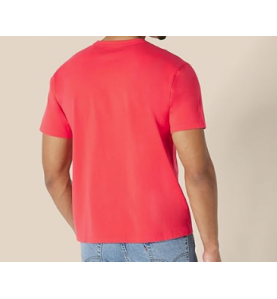 NH 2025 Men's Heavyweight Cotton T-Shirt - Poppy Red