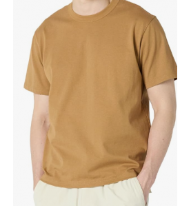 NH 2025 Men's Heavyweight Cotton T-Shirt - Dark Tan