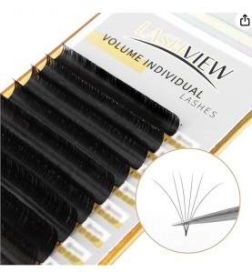 0.07 Thickness C Curl 8-15mm Mixed Tray Volume Faux Eyelash Extensions Silk Individual Lash