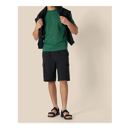 NH 2025 Men's Heavyweight Cotton T-Shirt - Dark Green