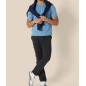 NH 2025 Men's Heavyweight Cotton T-Shirt - Sky Blue