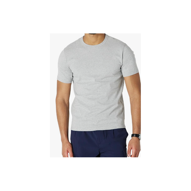 NH 2025 Men's Heavyweight Cotton T-Shirt - Grey NH 2025 Men's Heavyweight Cotton T-Shirt - Grey