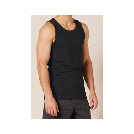 NH 2025 Slim-Fit Men's Tank - Casual Wear - Black