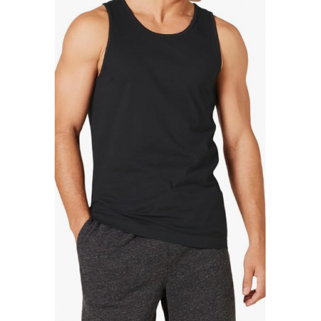 NH 2025 Slim-Fit Men's Tank - Casual Wear - Black