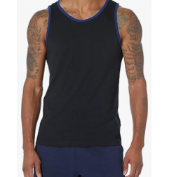 NH 2025 Slim-Fit Men's Tank - Casual Wear - Dark Blue