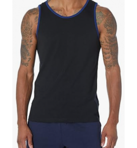 NH 2025 Slim-Fit Men's Tank - Casual Wear - Dark Blue