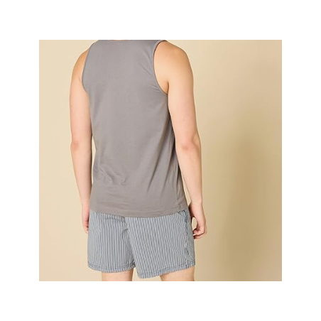 NH 2025 Slim-Fit Men's Tank - Casual Wear - Grey