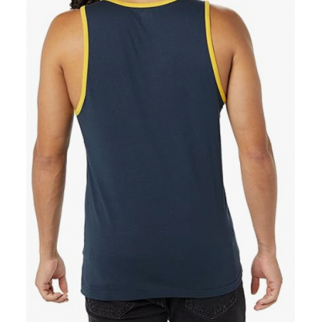 NH 2025 Slim-Fit Men's Tank - Casual Wear - Navy &Yellow