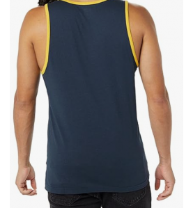 NH 2025 Slim-Fit Men's Tank - Casual Wear - Navy &Yellow