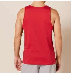 NH 2025 Slim-Fit Men's Tank - Casual Wear - Red