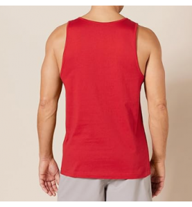 NH 2025 Slim-Fit Men's Tank - Casual Wear - Red