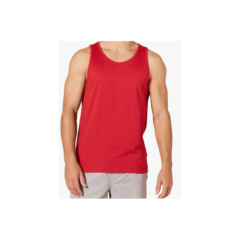 NH 2025 Slim-Fit Men's Tank - Casual Wear - Red