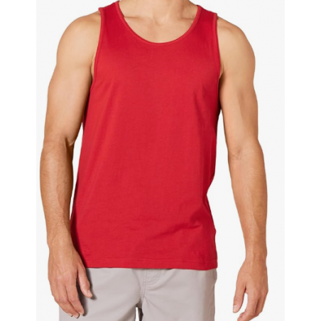 NH 2025 Slim-Fit Men's Tank - Casual Wear - Red