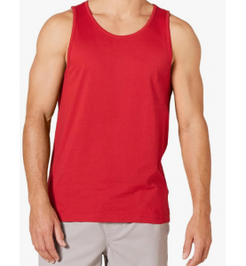 NH 2025 Slim-Fit Men's Tank - Casual Wear - Red
