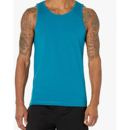NH 2025 Slim-Fit Men's Tank - Casual Wear - Blue