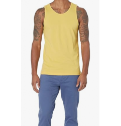 NH 2025 Slim-Fit Men's Tank - Casual Wear - Light Yellow