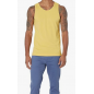 NH 2025 Slim-Fit Men's Tank - Casual Wear - Light Yellow