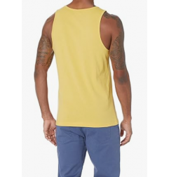 NH 2025 Slim-Fit Men's Tank - Casual Wear - Light Yellow